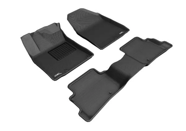 3D MAXpider Floor Mats Hyundai Kona Electric (19-23) All-Weather Kagu Series - Front or Second Row