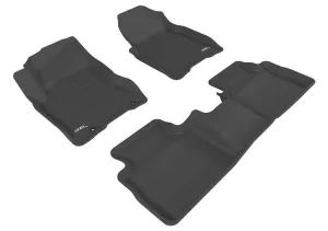 3D MAXpider Floor Mats Nissan Rogue (08-13) All-Weather Kagu Series - Front or Second Row