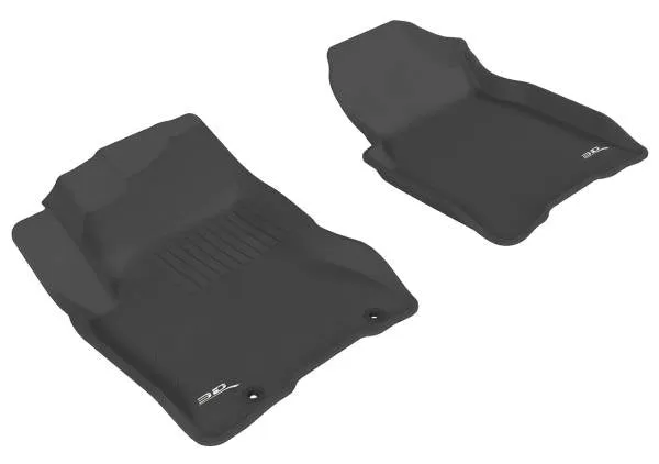 3D MAXpider Floor Mats Nissan Rogue (08-13) All-Weather Kagu Series - Front or Second Row