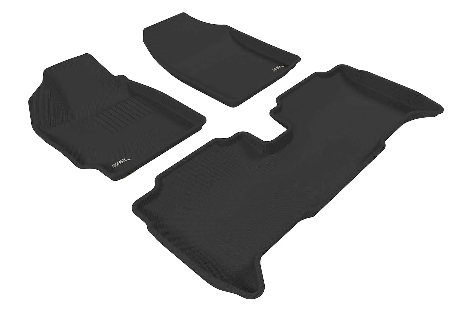 3D MAXpider Floor Mats Toyota Yaris Hatchback / Sedan (2007-2011) All-Weather Kagu Series - Front or Second Row