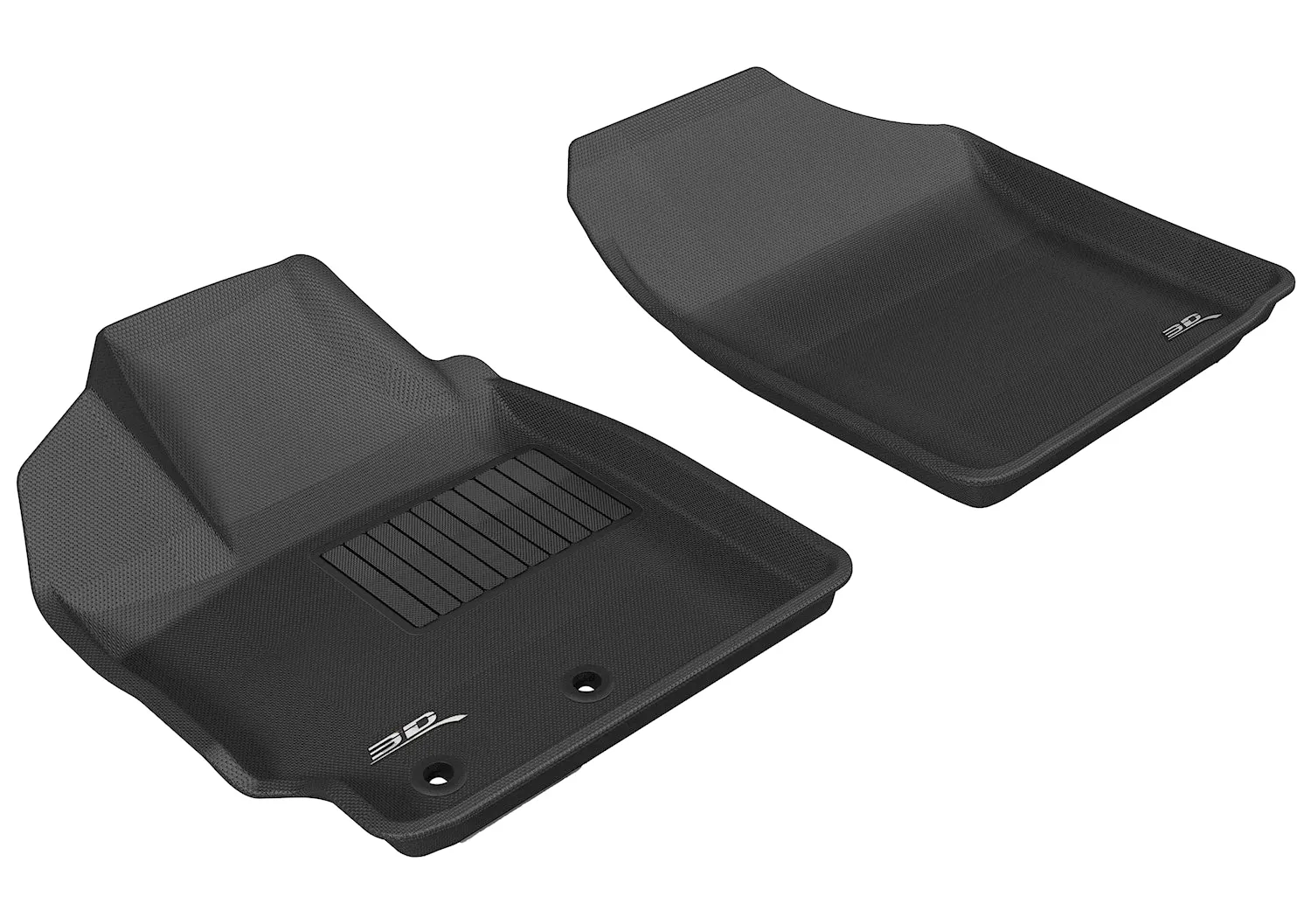 3D MAXpider Floor Mats Toyota Yaris Hatchback / Sedan (2007-2011) All-Weather Kagu Series - Front or Second Row