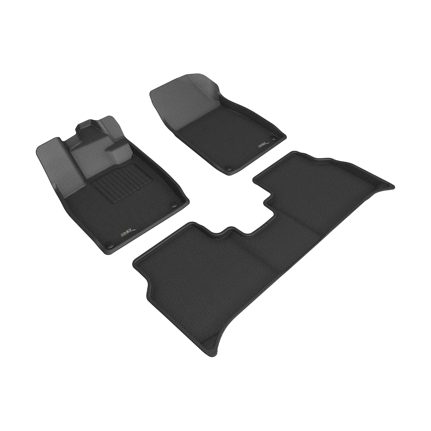 3D MAXpider Floor Mats VW ID.4 Electric SUV (2021-2024) All-Weather Kagu Series - Front or Second Row