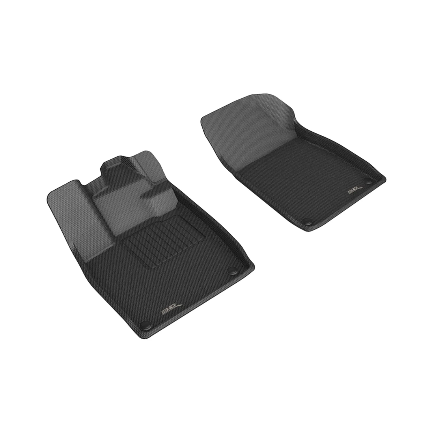 3D MAXpider Floor Mats VW ID.4 Electric SUV (2021-2024) All-Weather Kagu Series - Front or Second Row