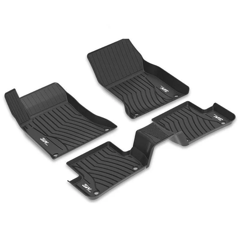 3W Mercedes-Benz CLA 2014-2019 Custom Floor Mats TPE Material & All-Weather Protection