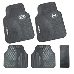 5-Piece Hyundai Branded Rubber Car Mats