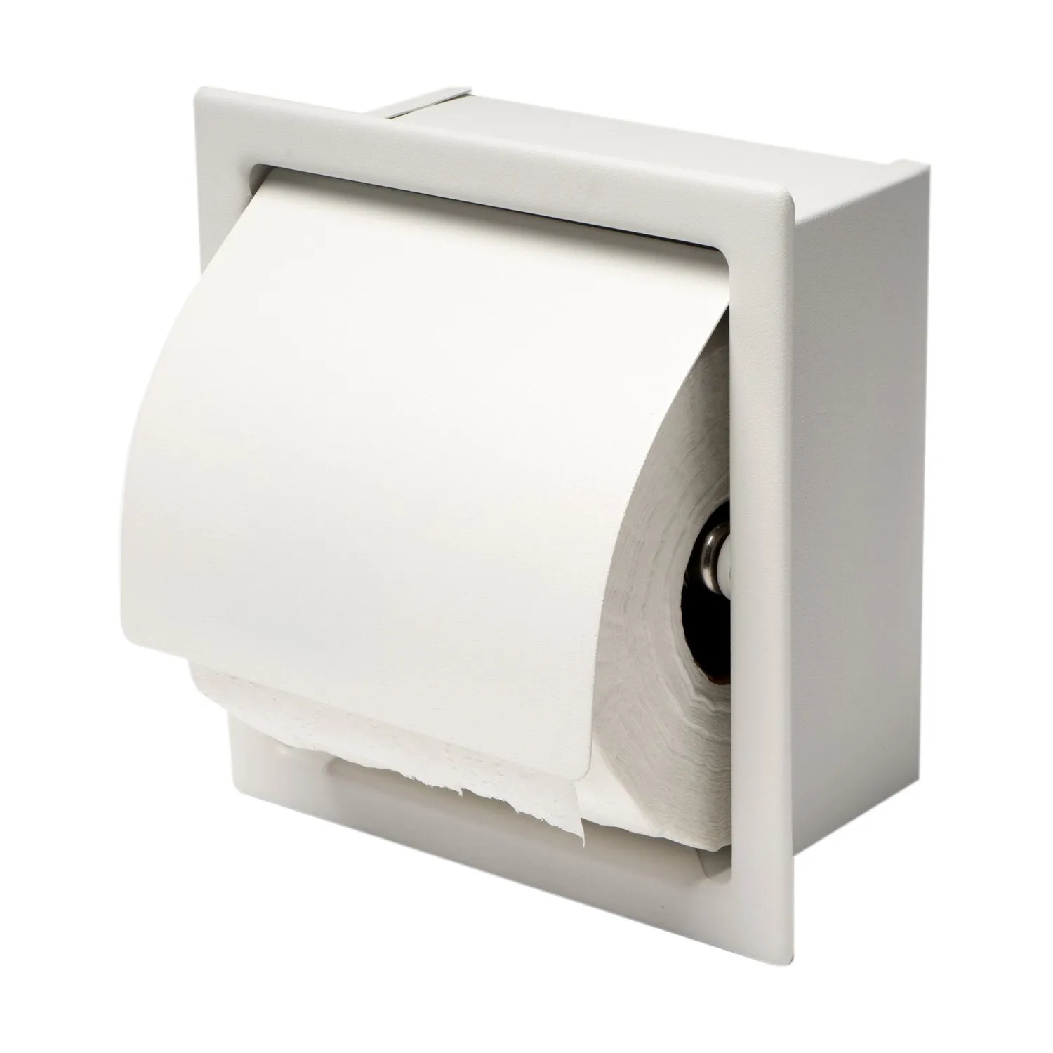 ALFI ABTPC77 Stainless Steel Recessed Toilet Paper Holder with Cover