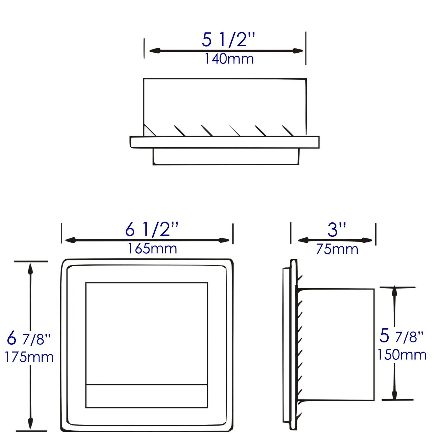 ALFI ABTPC77 Stainless Steel Recessed Toilet Paper Holder with Cover