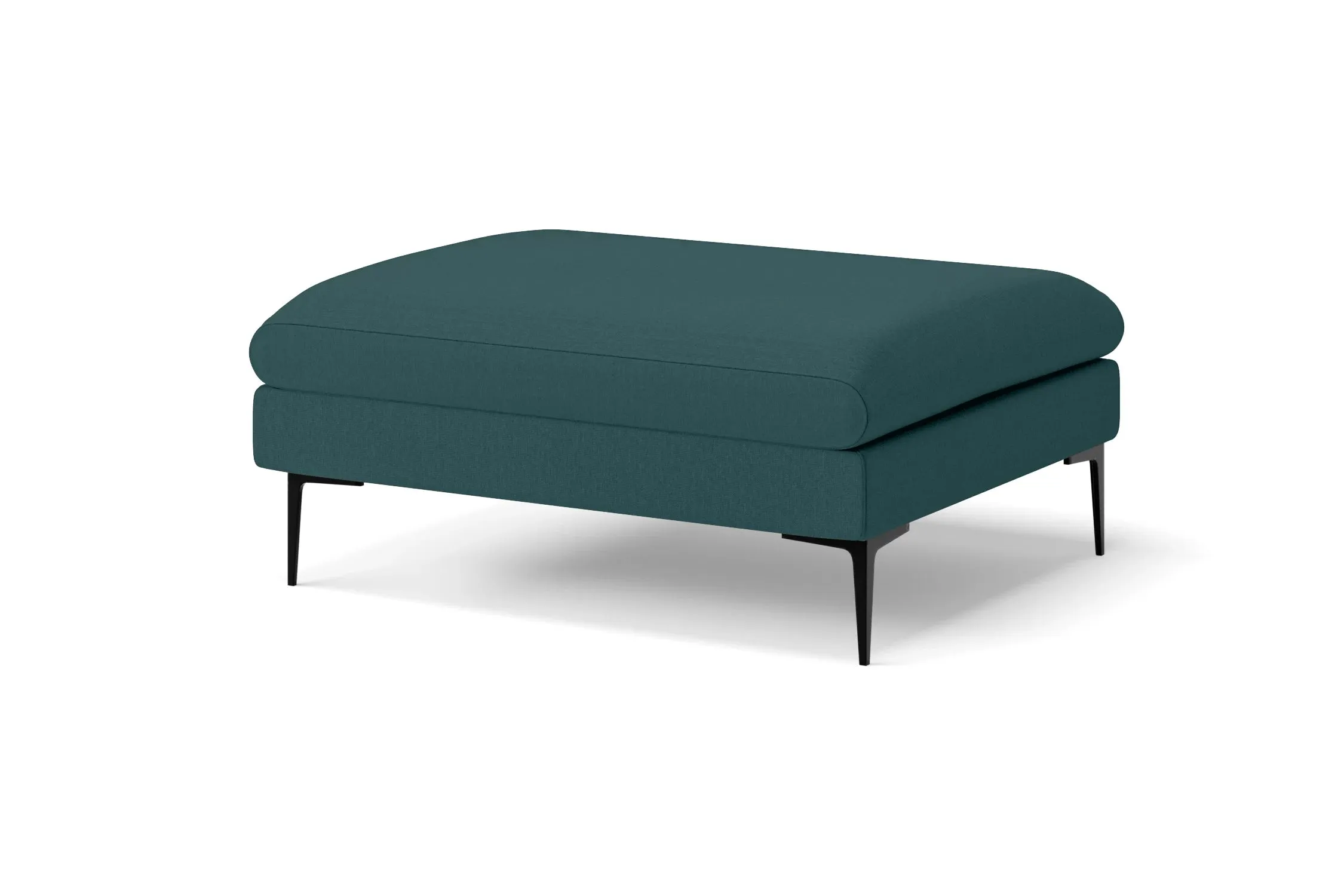 Aprilia Ottoman Teal Linen Fabric