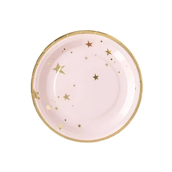 Baby Pink Star Plates