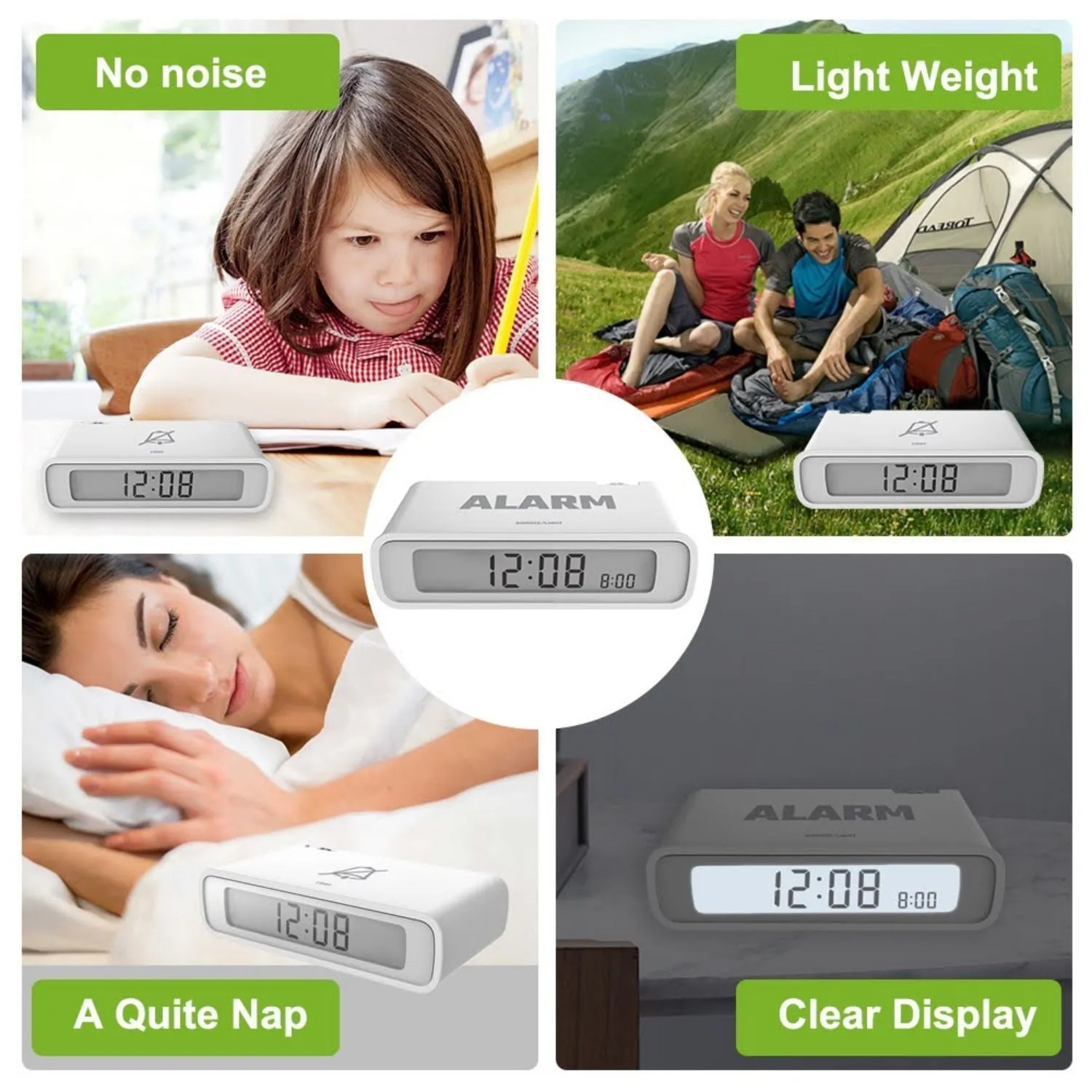 BALDR Flip Alarm Clock