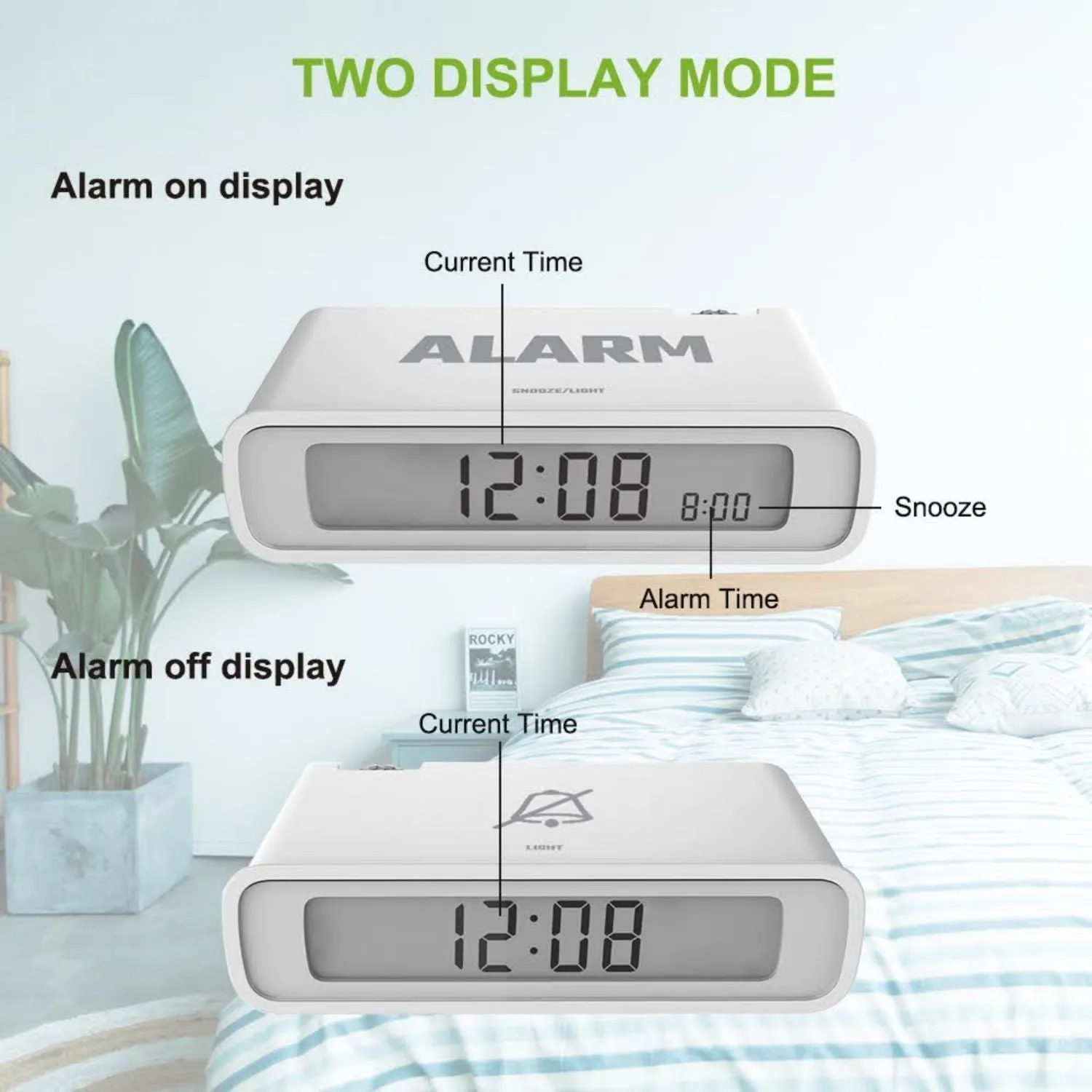 BALDR Flip Alarm Clock