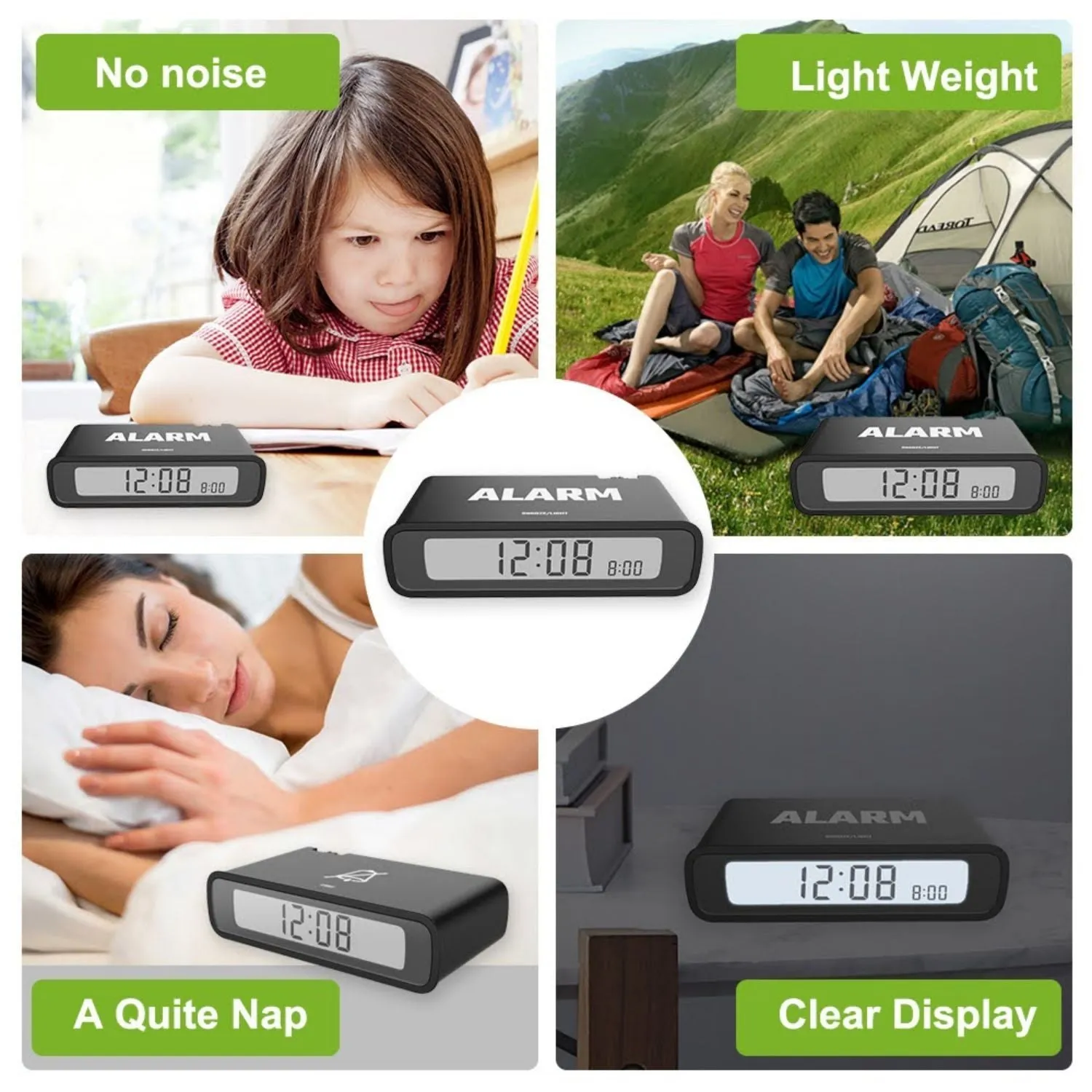 BALDR Flip Alarm Clock