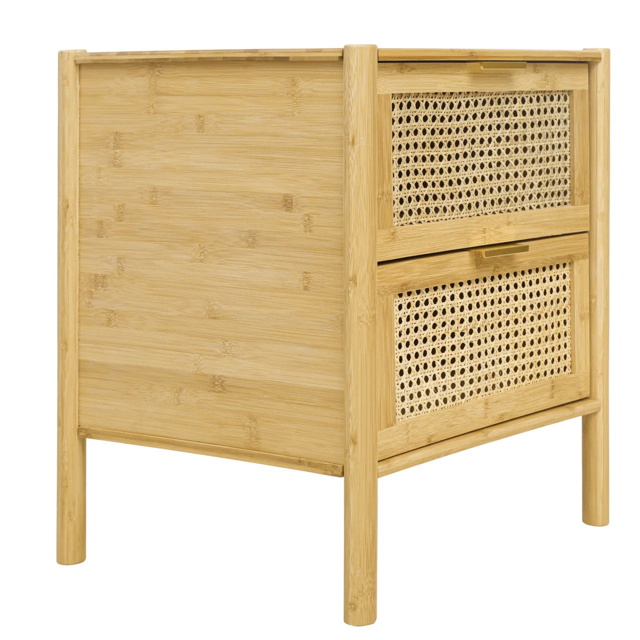 Bamboo Bliss 2 Drawer End Table