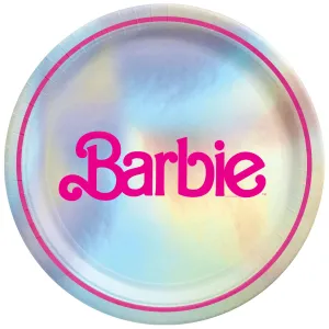 BARBIE METALLIC DINNER PLATES