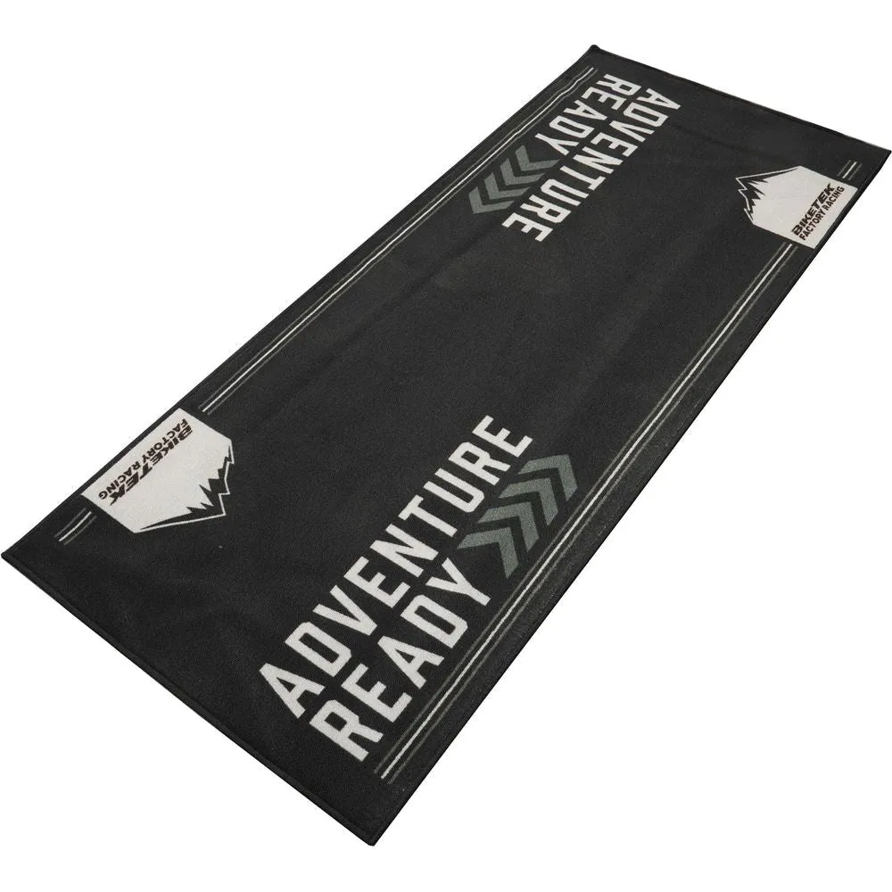 BikeTek Adventure Series Garage Mat Black / Grey