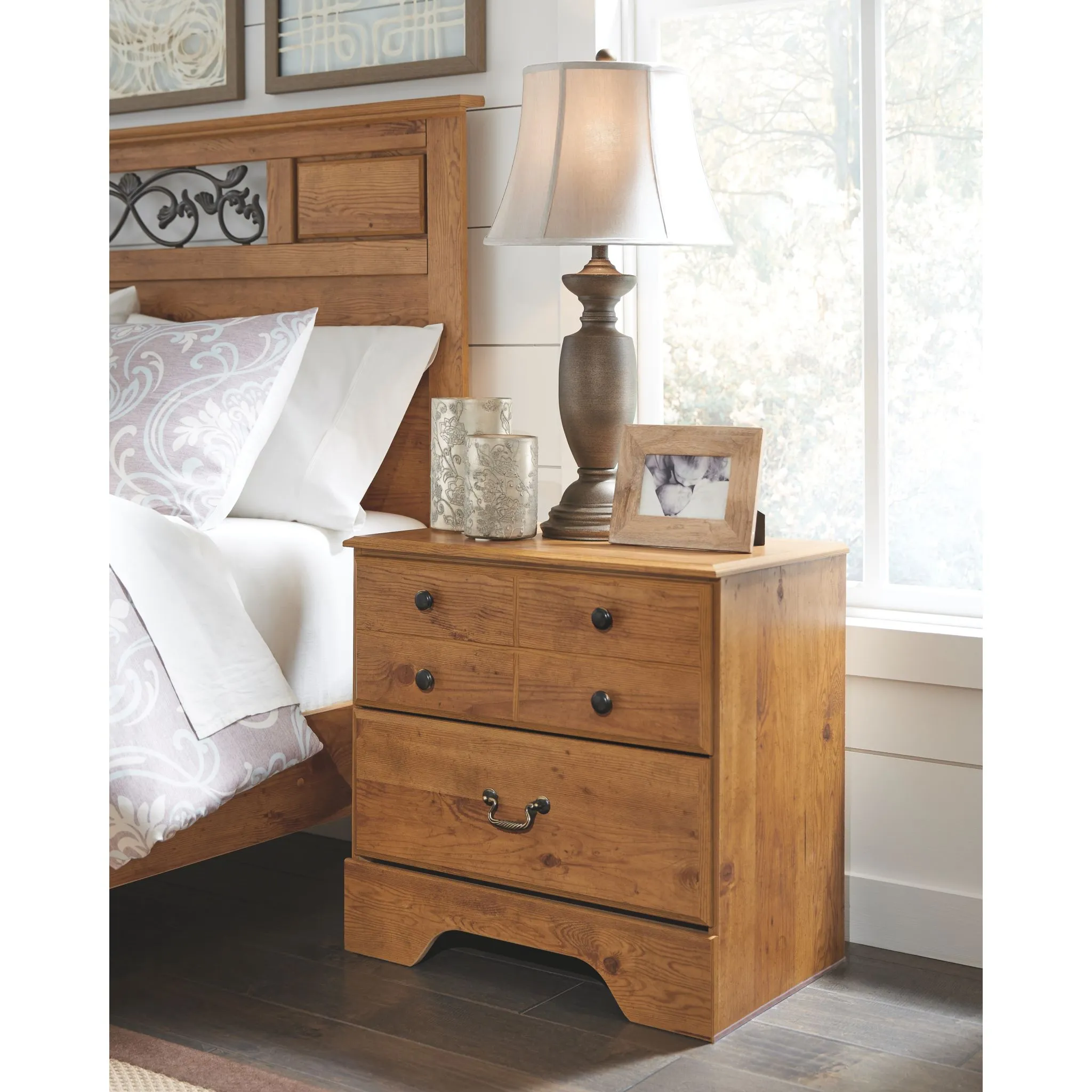 Bittersweet Two Drawer Nightstand