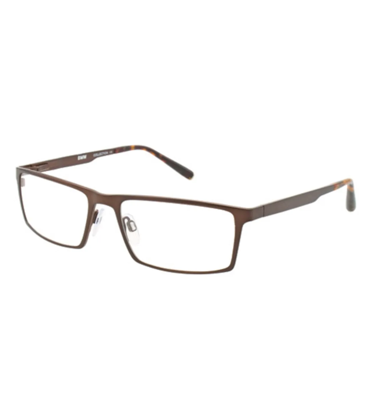 BMW Unisex Brown Rectangular Optical Frames