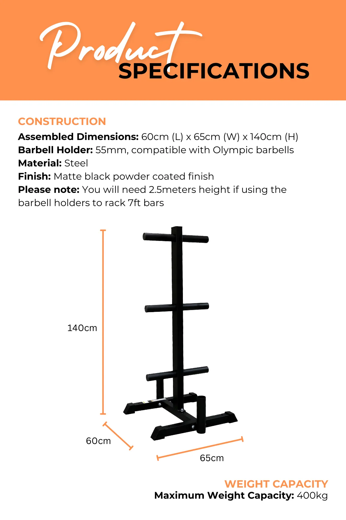 Body Iron Bumper Plate Tree