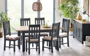 Bordeaux Dining Chair Dark Grey