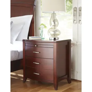 Brighton Charging Station Nightstand in Cinnamon