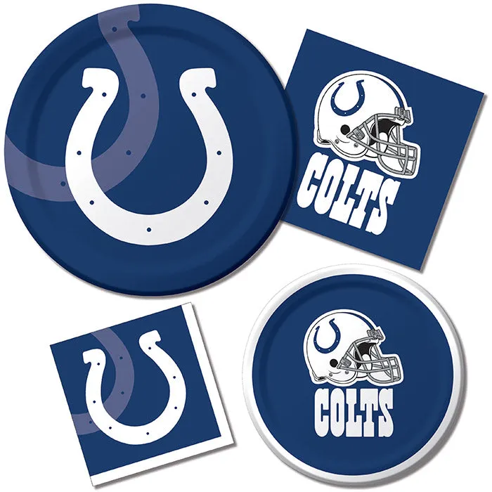 Bulk Indianapolis Colts Paper Dinner Plates (96 per Case)