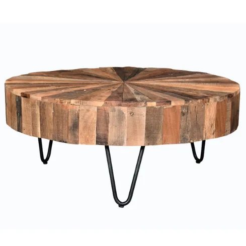 Callen Rustic Coffee Table (90 cm)