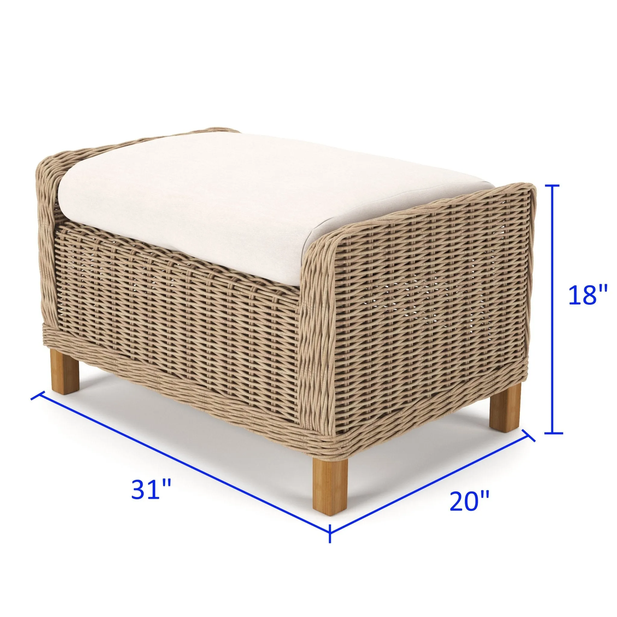 Cambria Rectangle Ottoman