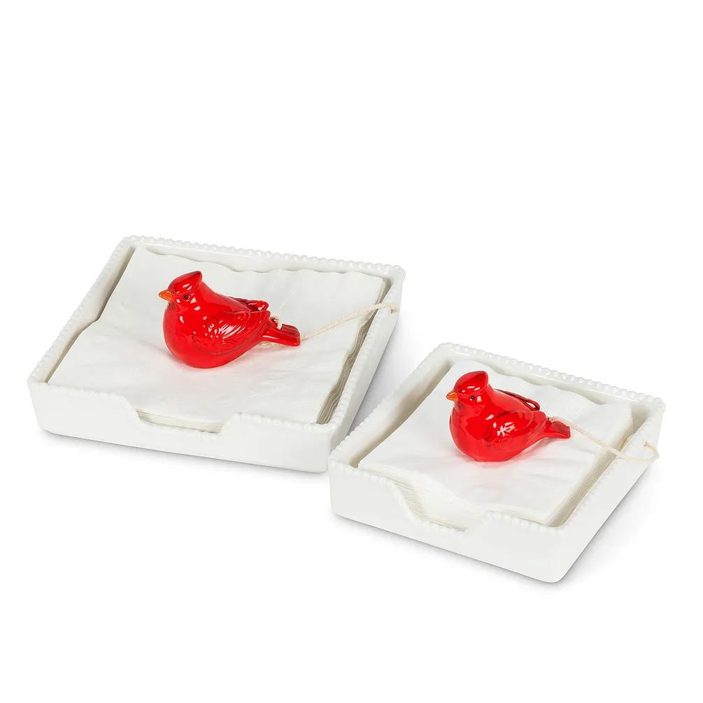 Cardinal Cocktail Napkin Holder