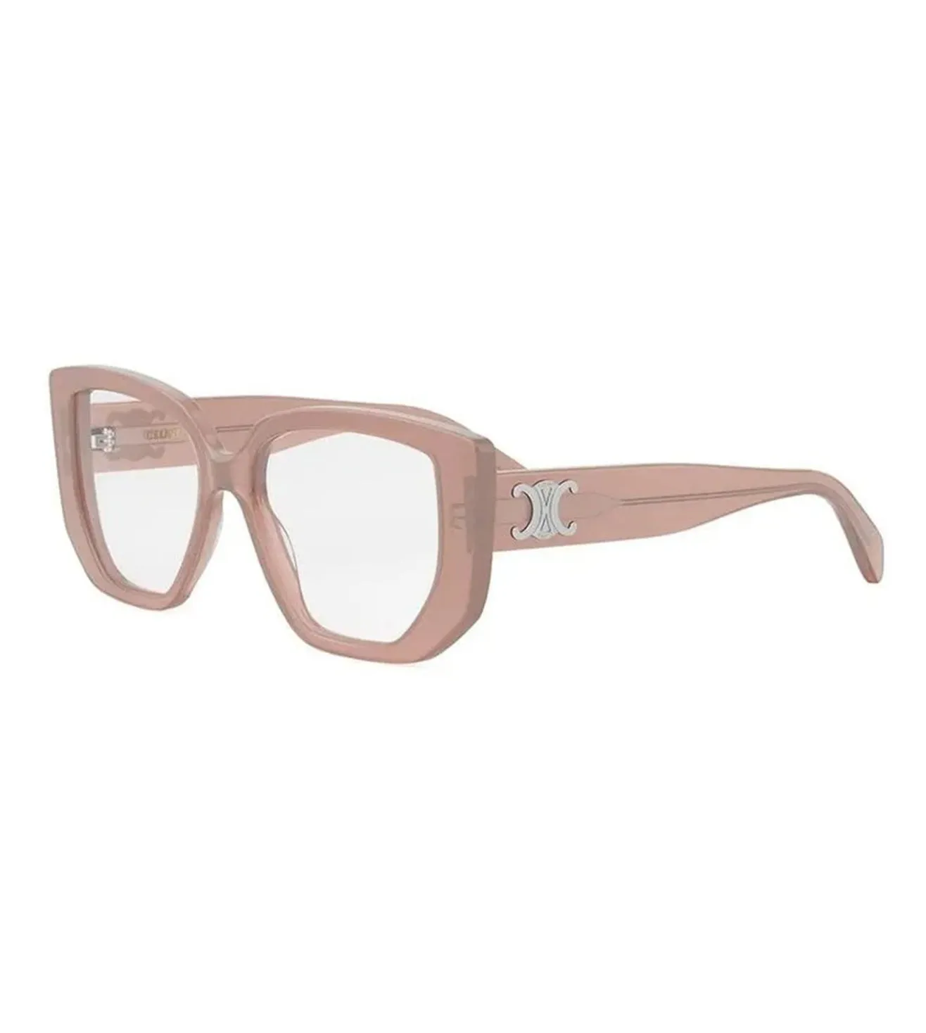 Celine Women's Nude Pink Cat-Eye Optical Frame