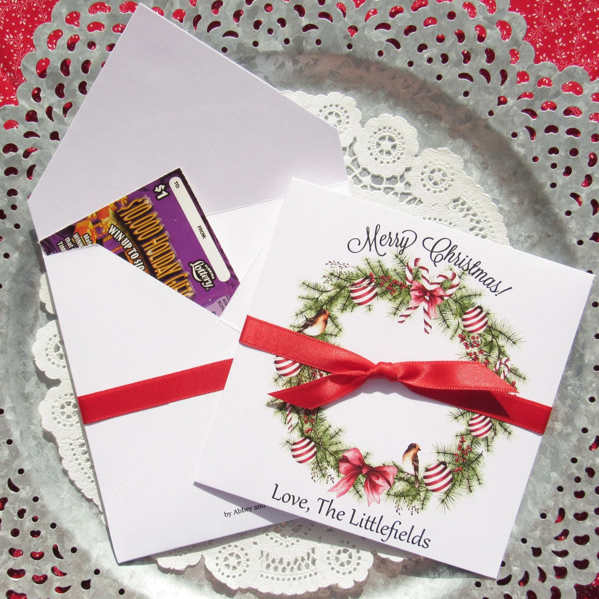 Christmas Gift Card Holders or Holiday Party Favors