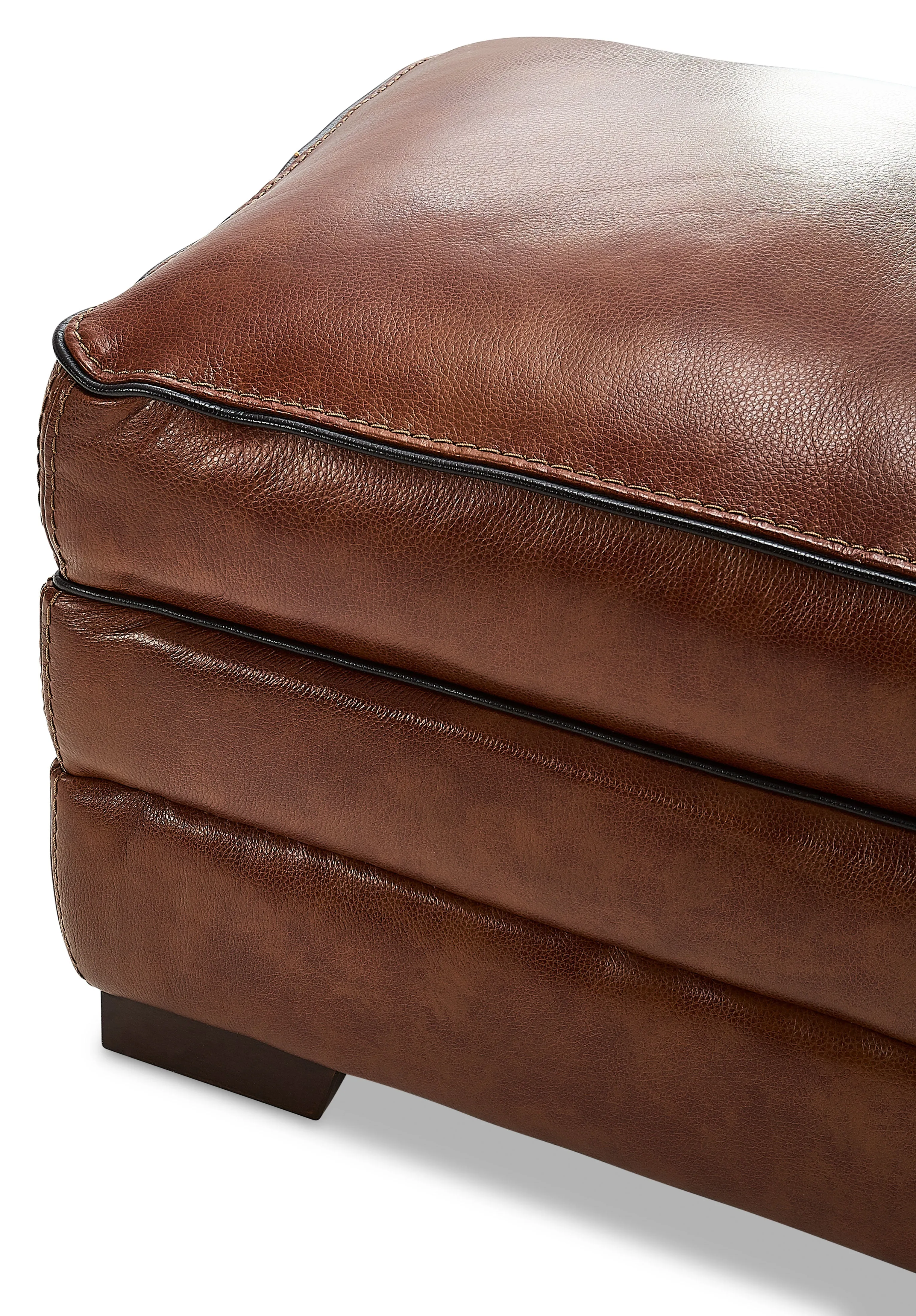 Colten Ottoman - Brown