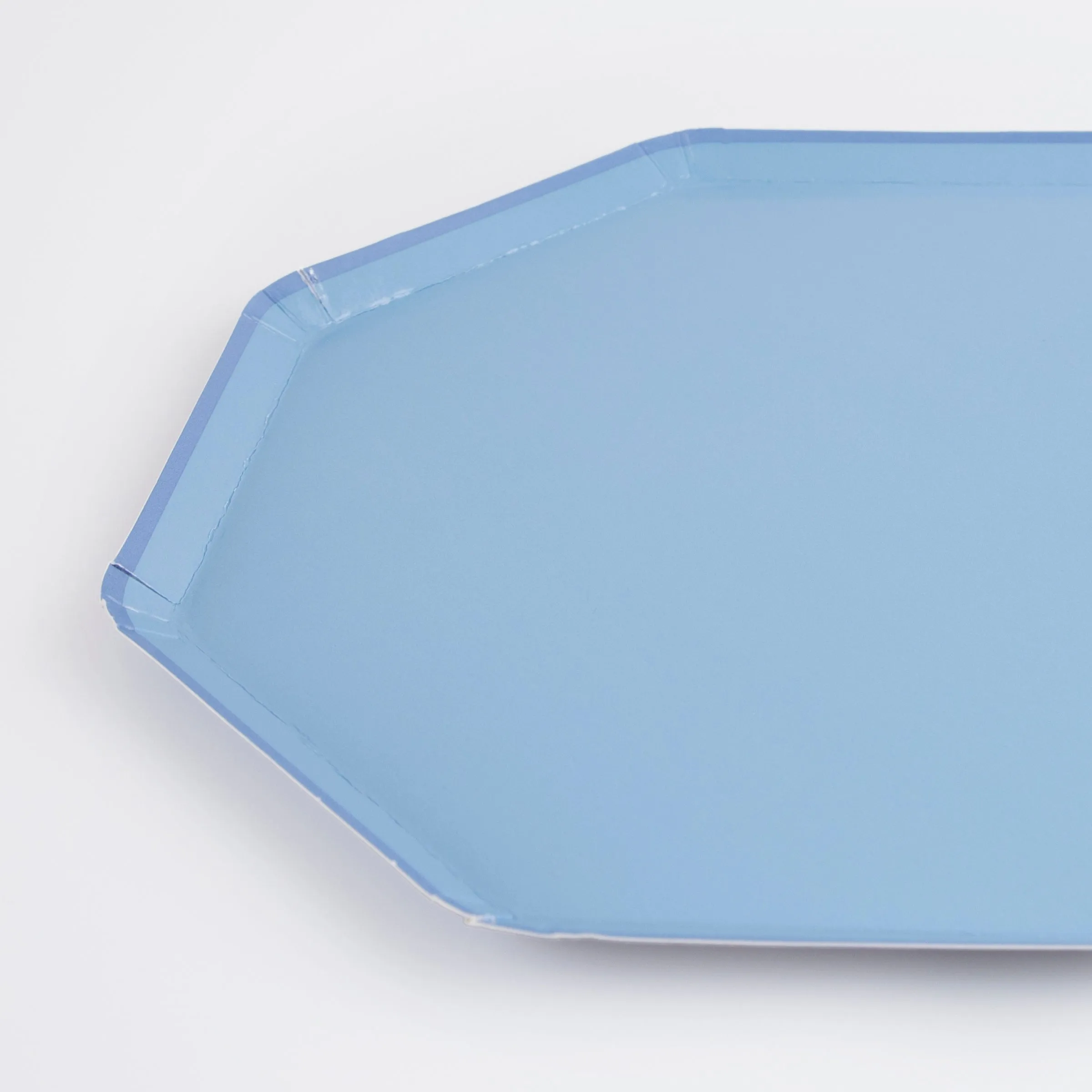 Cornflower Blue Side Plates (x 8)