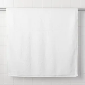 Cotton Pile Bath Towel With Further Options - Off White