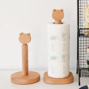 Cute Animal Solid Wood Tissue Holder