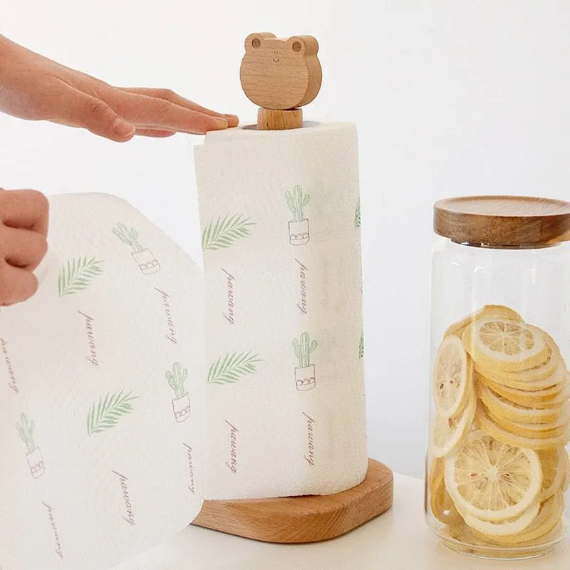 Cute Animal Solid Wood Tissue Holder