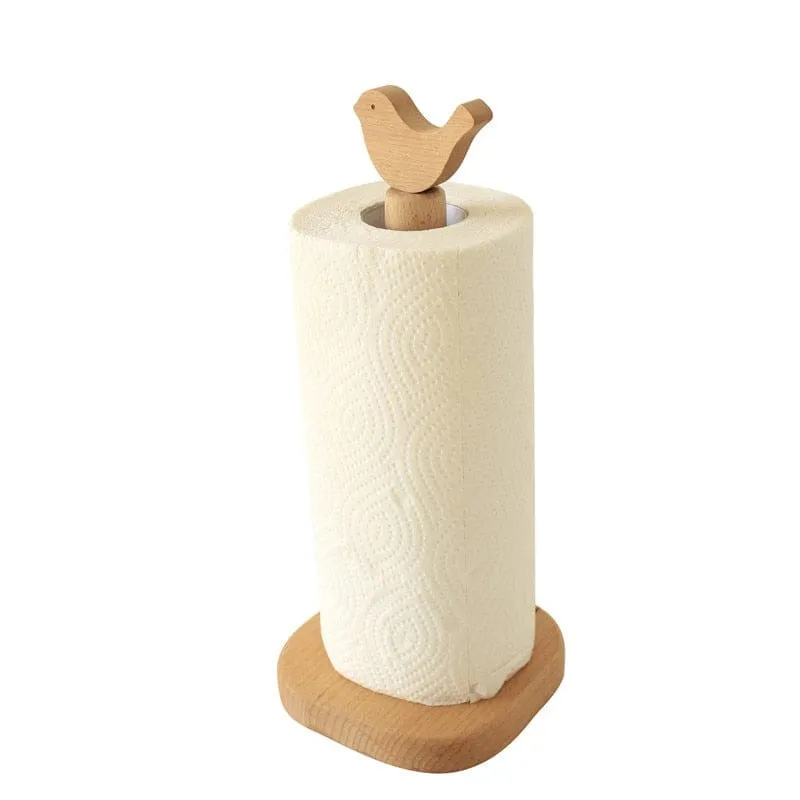 Cute Animal Solid Wood Tissue Holder