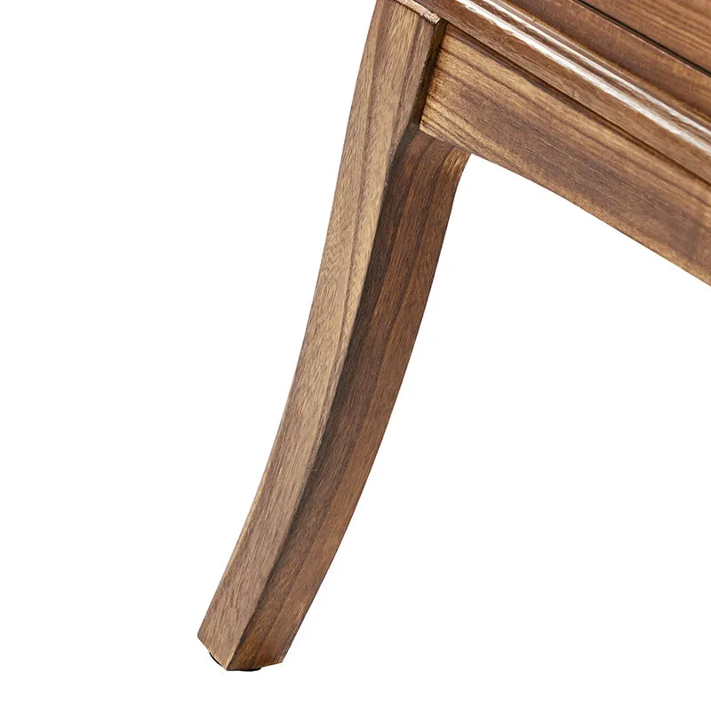 Dominique 28"Tall Solid Wood Nightstand with Hidden Outlet