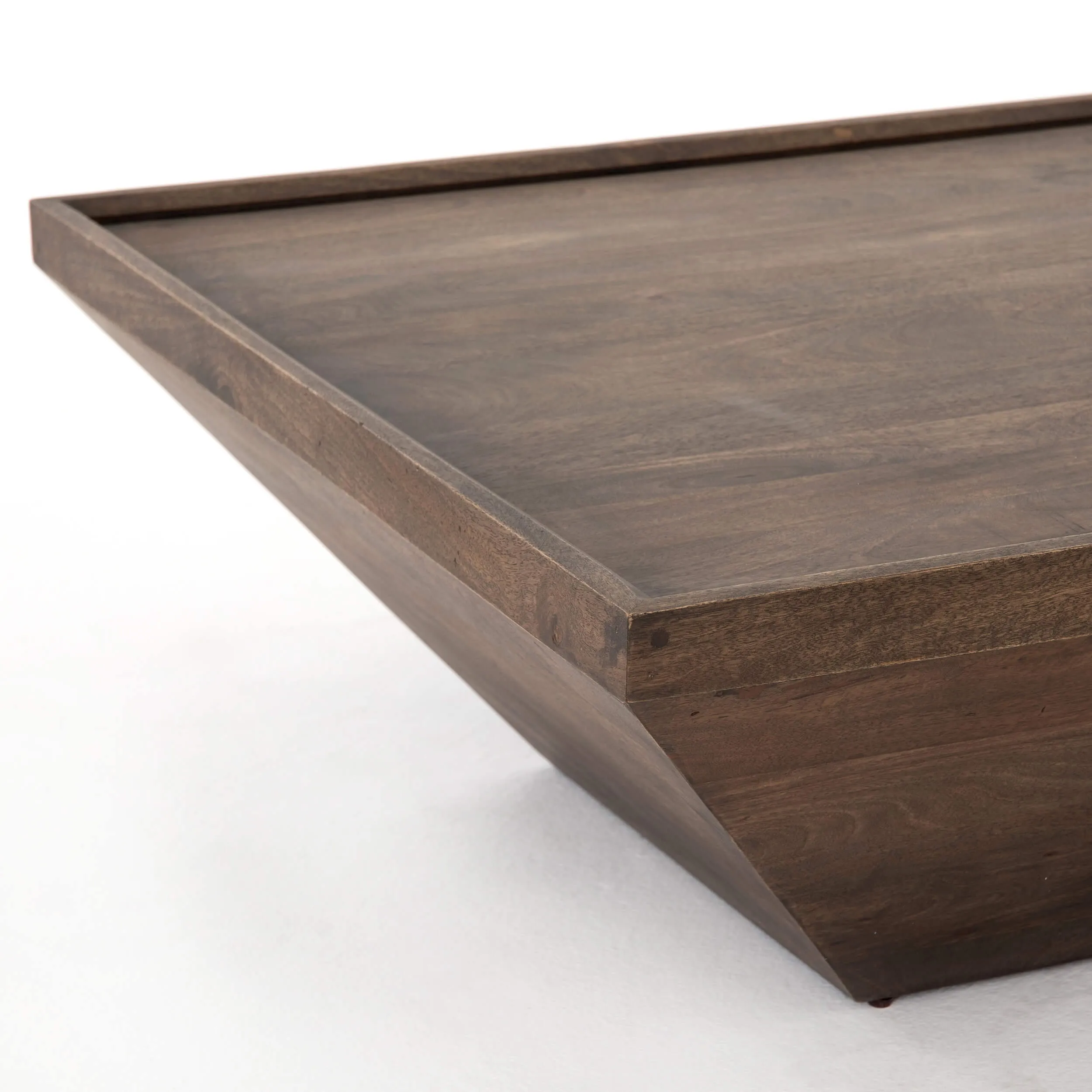 Drake Coffee Table, Aged Brown