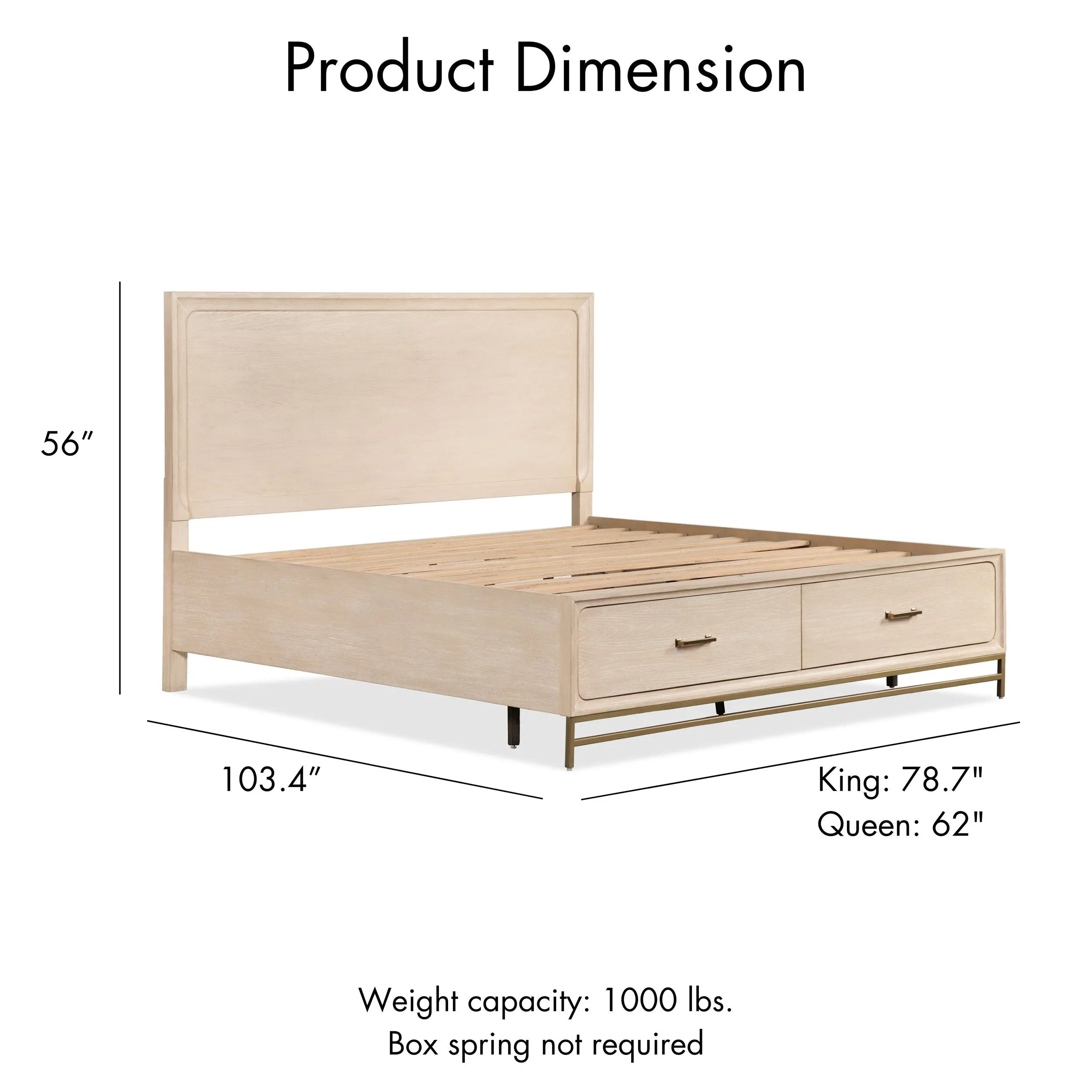 Drayden Transitional Oak Solid Wood 3-Piece Bedroom Set