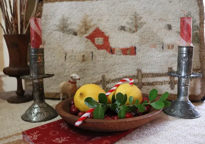 Early Sand Weighted Candle Holders with Decoration