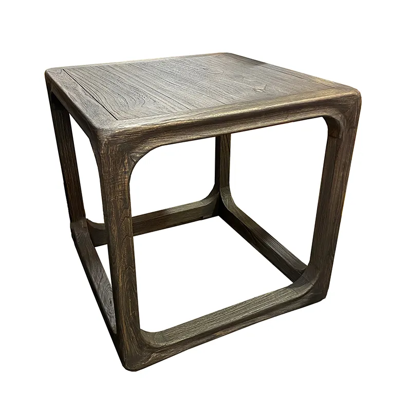 Euro French Country Modern Oak Side Table / Bedside Table