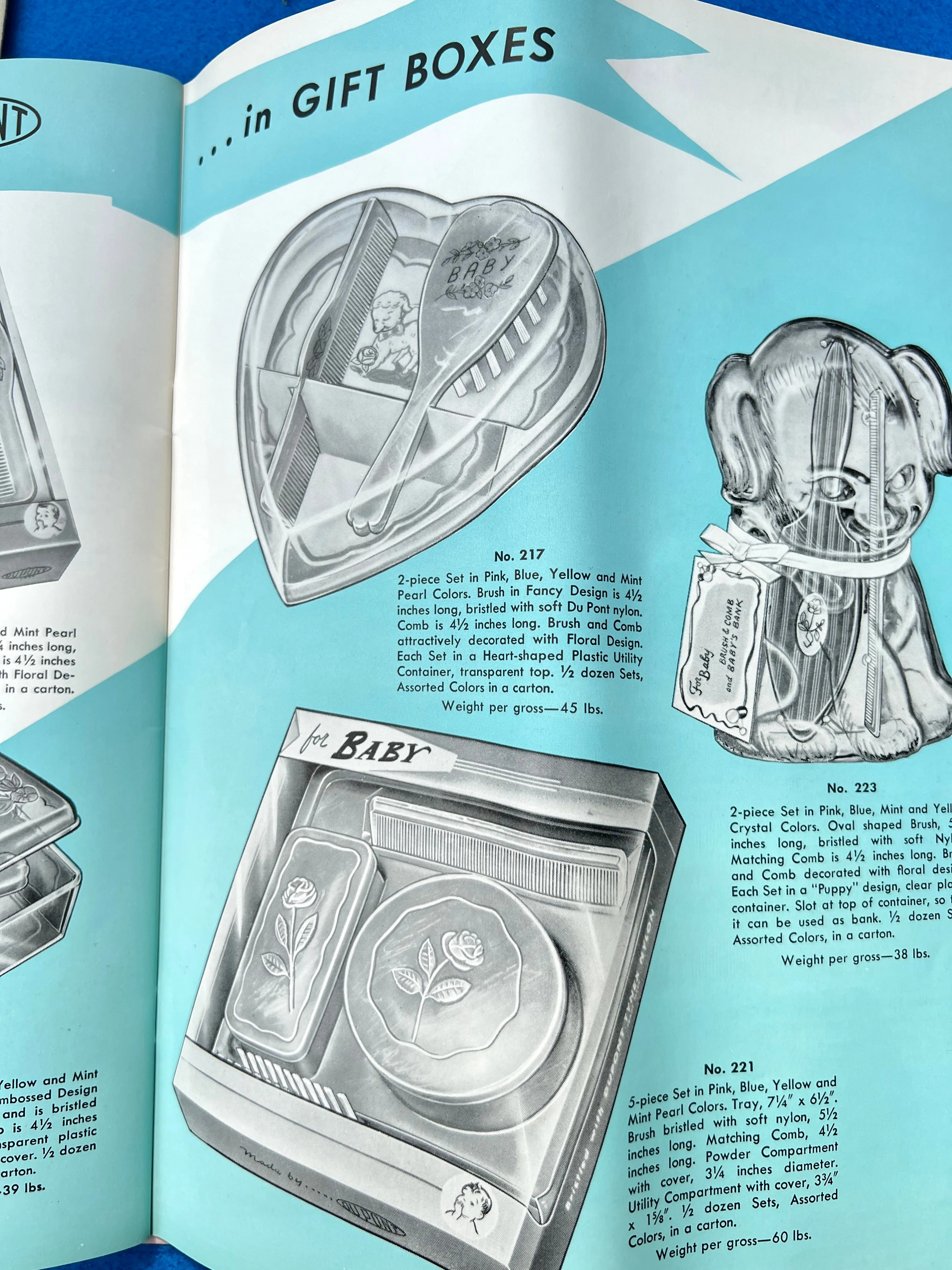 Fascinating 1956 DuPont New York Catalogue of All Sorts of Brushes, Combs and Toiletries