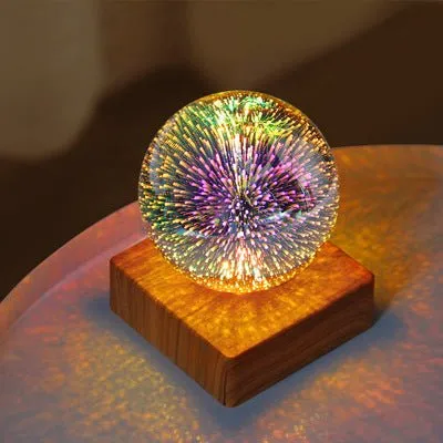 Fibre Ball LED Sensory Night Light - 12cm