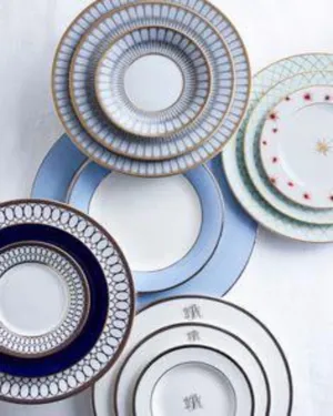 Geometric Pattern Stylish Plates Set