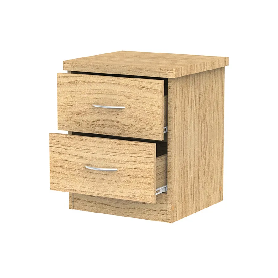 Geraine 2 Drawer Nightstand