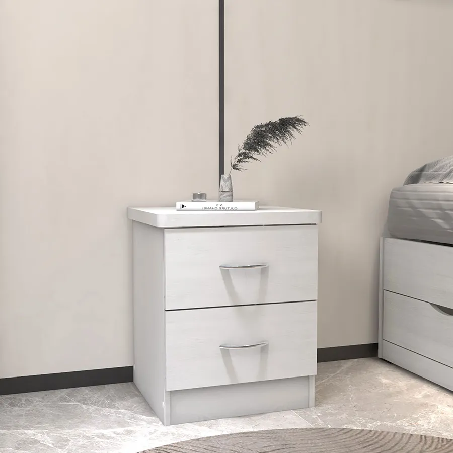 Geraine 2 Drawer Nightstand