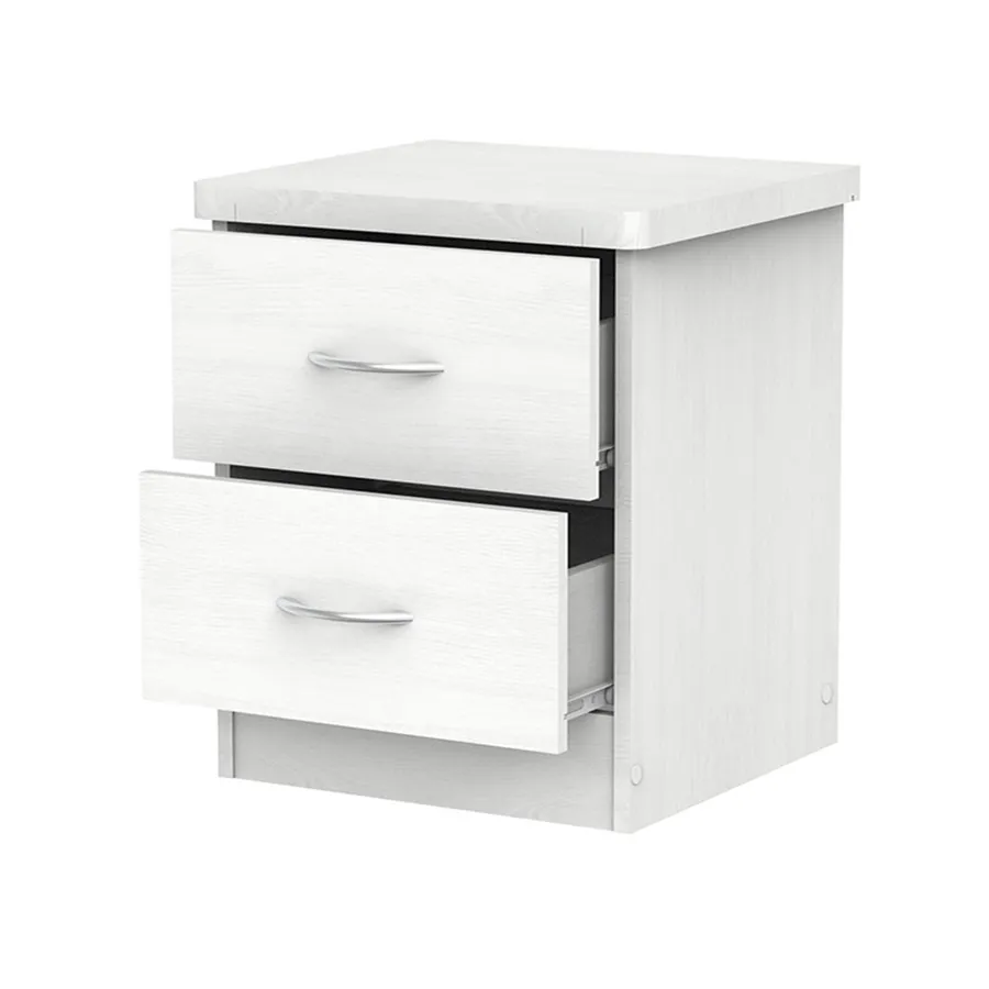 Geraine 2 Drawer Nightstand