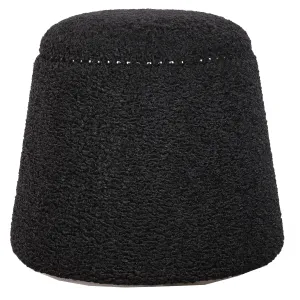 Gumdrop Black Ottoman