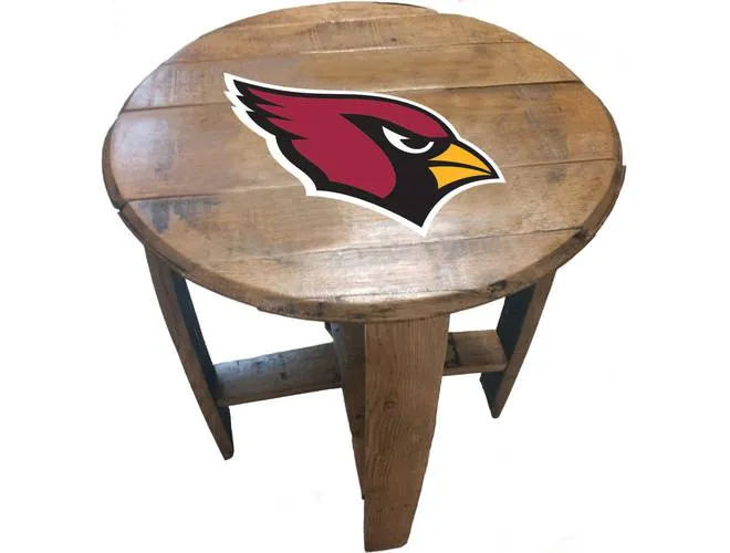 Imperial USA Officially Licensed NFL Oak Barrel Side Table