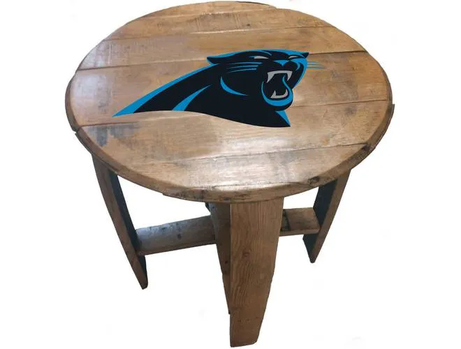 Imperial USA Officially Licensed NFL Oak Barrel Side Table